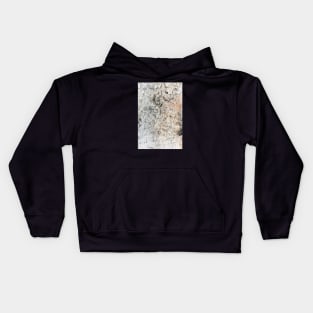 Eroding And Crackling Stone Wall Falling Apart Kids Hoodie